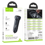 Купить Авто Зарядное Устройство Hoco Z54B 2USB-C PD60W/QC3.0, 2