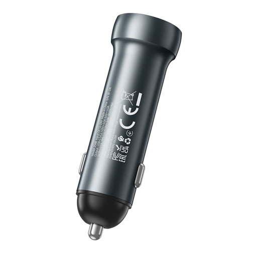 Купить Авто Зарядное Устройство Hoco Z54B 2USB-C PD60W/QC3.0, 5
