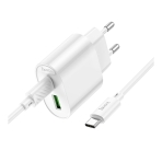 Купити Мережевий Зарядний Пристрій Hoco C109A 1USB-C/1USB PD/QC 20W+Type-C to Type-C, 4