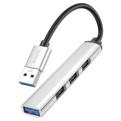 Купити Хаб USB Hoco HB26 4 in 1 adapter(USB to USB3.0+USB2.0*3), 4