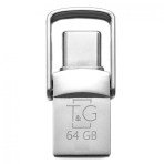 Купити USB OTG флеш-накопичувач -Type C 64GB T&G металева серія 104, 2