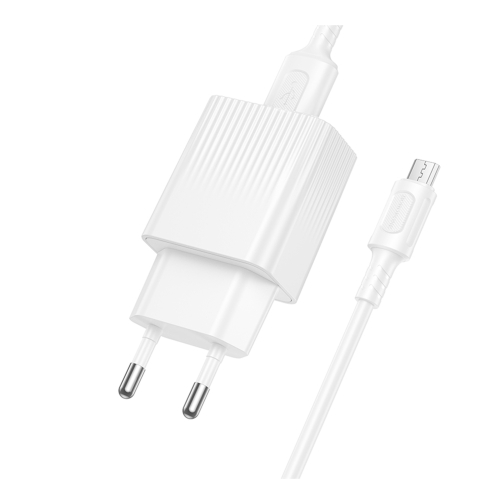 Купить Сетевое Зарядное Устройство Borofone BAS71A 1USB 2.1A+USB to Micro, 6