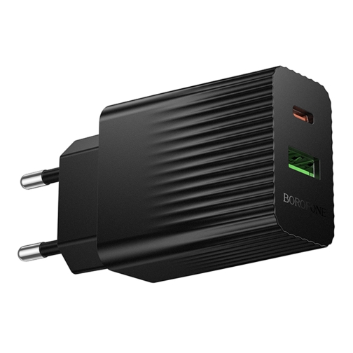 Купить Сетевое Зарядное Устройство Borofone BAS76A 1USB-C/1USB PD/QC 30W, 7