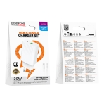 Купить Сетевое Зарядное Устройство Borofone BAS76A 1USB-C/1USB PD/QC 30W+Type-C to Type-C, 2