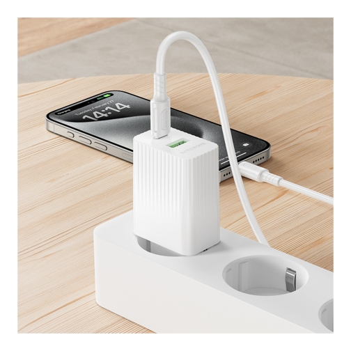 Купити Мережевий Зарядний Пристрій Borofone BAS74A 1USB-C/1USB PD/QC 20W, 9