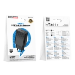 Купити Мережевий Зарядний Пристрій Borofone BAS73A 1USB-C PD/QC 20W, 3