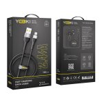 Купить USB YOKI EXTRA YK-EX11 Lightning 2.4A 1.2m Мятая упаковка, 2