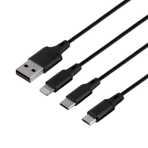 Купити Кабель USB Remax RC-189 Gition 3 in 1 3.1A, 2