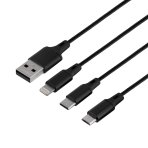 Купити Кабель USB Remax RC-189 Gition 3 in 1 3.1A, 2