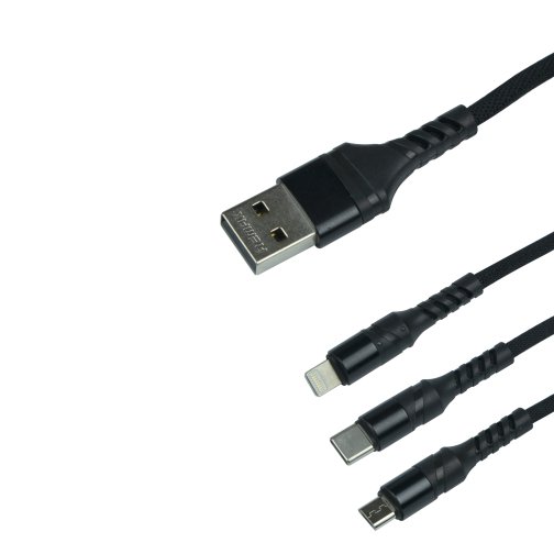 Купити Кабель USB Remax RC-186 3-in-1 2.1A