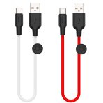 Купити Кабель USB Hoco X21 Plus Silicone Type-C 0.25m
