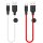 Купити Кабель USB Hoco X21 Plus Silicone Type-C 0.25m