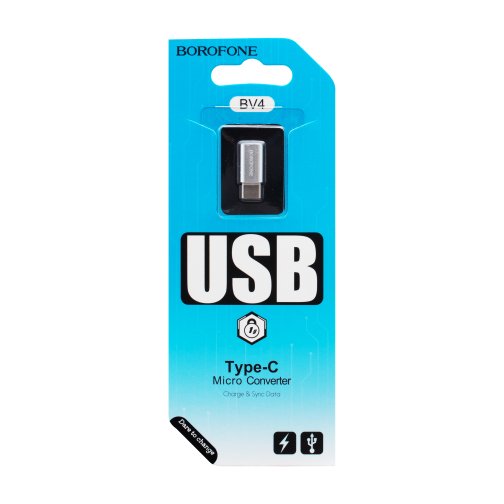 Купить Переходник Borofone BV4 Micro To Type-C