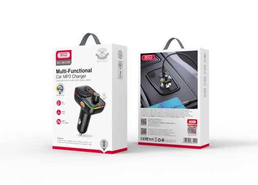 Купити FM-трансмітер XO BCC09 TF card slot+PD25W Ambient light