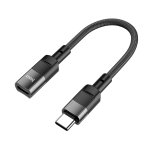 Купити USB Перехідник Hoco U107 Type-C male to iP female adapter 10 cm, 4