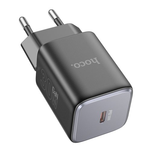 Купити Мережевий Зарядний Пристрій Hoco N43 1USB-C PD/QC 30W GAN, 2