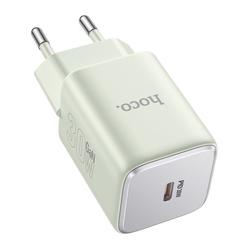 Купити Мережевий Зарядний Пристрій Hoco N43 1USB-C PD/QC 30W GAN, 4