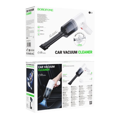 Купить Автомобильный Пылесос Borofone FC4 60W/4000mAh, 2