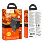 Купити Мережевий Зарядний Пристрій Hoco CS19A 2USB-C/2USB PD/QC 65W+Type-C to Type-C, 2