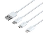 Купить USB Baseus USB to Micro / Lightning / Type-C 3.5A 1.5m CAMLTYS, 2