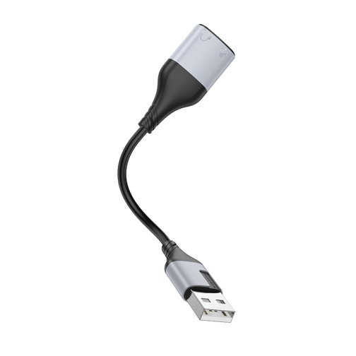 Купить Переходник Borofone BV19 Creator 2-in-1 USB to 3.5mm, 3