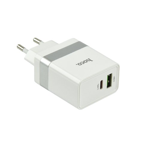 Купить Сетевое Зарядное Устройство Hoco N21 Topspeed PD30W+QC3.0 Type-C to iP, 2