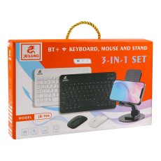 Купити Бездротова Клавіатура і Миша JEQANG JB-986 BT keyboard+mouse+bracket