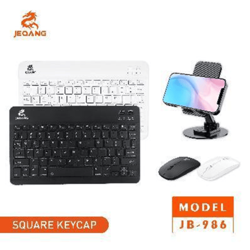 Купить Беспроводная Клавиатура и Мышь JEQANG JB-986 BT keyboard+mouse+bracket, 9