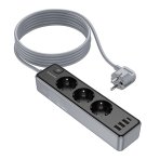 Купити Мережевий Подовжувач Borofone BAC8 (1C3A)(EU)(L=3M), 4