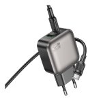 Купити Мережевий Зарядний Пристрій Borofone BAS55A 1USB-C/1USB PD/QC 30W GAN+Type-C to Type-C, 5