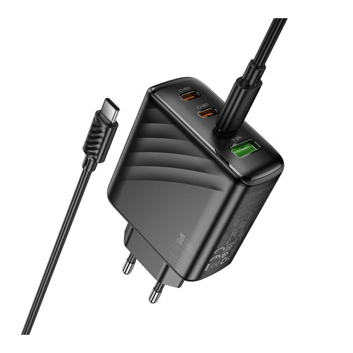 Купить Сетевое Зарядное Устройство Hoco CS27A 3USB-C/1USB PD/QC 67W+Type-C to Type-C, 3