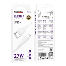 Купити Кабель USB Borofone BX121 Type-C to Lightning PD27W
