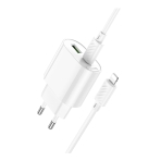 Купити Мережевий Зарядний Пристрій Hoco C109A 1USB-C/1USB PD/QC 20W+Type-C to Lightning, 6