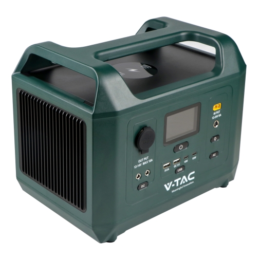 Купити Зарядна Станція Power Station V-TAC VT-606N, 600W(700W peak), 576Wh, QC 18W, PD 65W, DC, LiFePO4