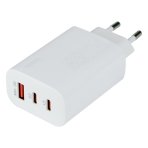 Купить Сетевое Зарядное Устройство Hoco DC40 PD 65W + QC3.0 Type-C to Type-C, 2