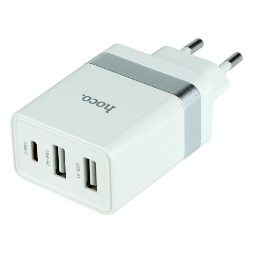 Купить Сетевое Зарядное Устройство Hoco N21 Pro PD30W+QC3.0 Type-C to IP, 2