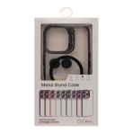 Купить Чехол TPU+PC+Metal Stand Case with MagSafe and Camera Lenses для iPhone 16 Pro Max Мятая упаковка, 2