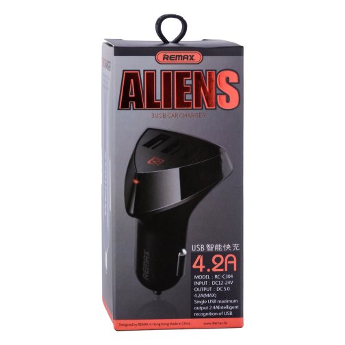 Купити Автомобільний Зарядний Пристрій Remax RC-C304 3 USB 4.2A