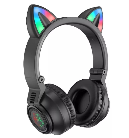 Купить Блютуз Стерео Гарнитура Borofone BO18 Cat Ear Мятая упаковка, 3