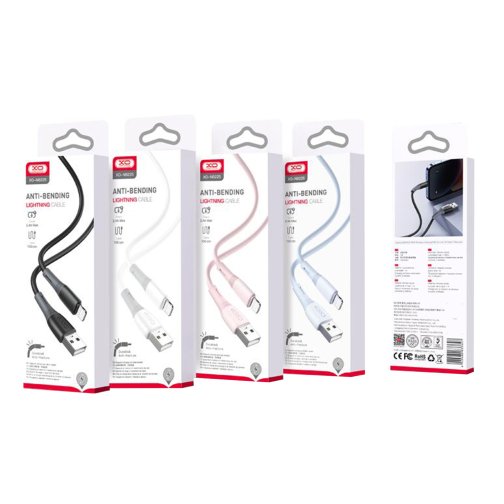 Купити Кабель USB XO NB225 Silicone two-color Lightning, 2