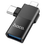 Купити Перехідник Hoco UA17 iP male/Type-C male to USB female two-in-one, 2