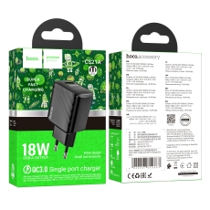Купить Сетевое Зарядное Устройство Hoco CS21A 1USB QC 18W Мятая упаковка