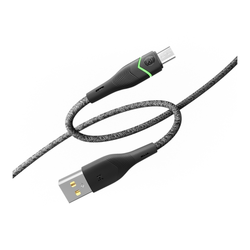 Купити Кабель USB Ridea RC-RL15 RGB Light MicroUSB 3A 1.2m