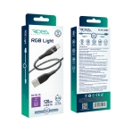 Купить USB Ridea RC-RL15 RGB Light Type-C 3A 1.2m, 2