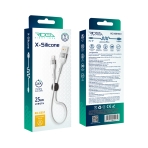 Купити Кабель USB Ridea RC-XS51 X-Silicone Lightning 12W 0.25m, 2