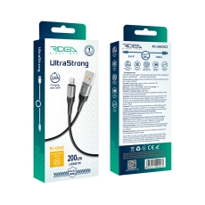 Купити Кабель USB Ridea RC-US42 UltraStrong Lightning 12W 2m