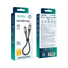 Купити Кабель USB Ridea RC-US42 UltraStrong Type-C to Lightning 30W 0.25m