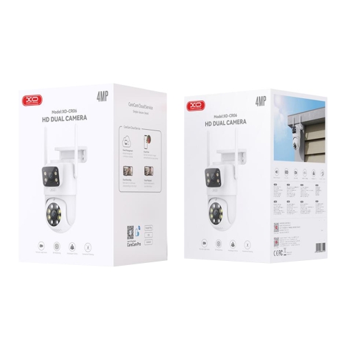 Купити Смарт Камера Вулична XO CR06 Dual Screen Video, 2