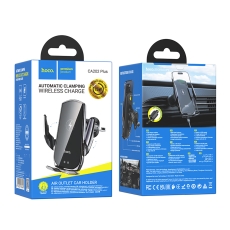 Купити Автотримач Hoco CA202 Plus Automatic Clamping Wireless 15w