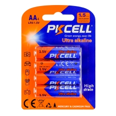 Купити Батарейки PKCELL 1.5V AA/LR6, 4 шт блiстер